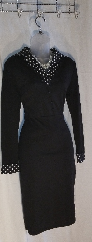 Professional black dress